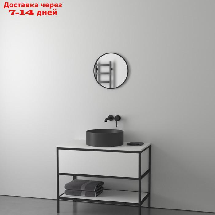 Зеркало в раме d 40 см, EVOFORM, цвет чёрный - фото 3 - id-p226999439