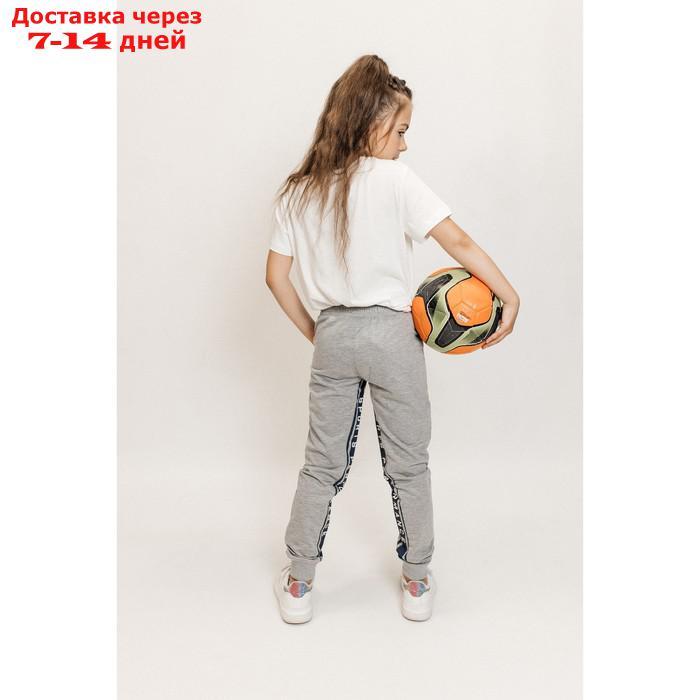 Брюки спортивные для девочек Isee, рост 140-146 см, цвет серый - фото 8 - id-p226939021