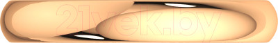 Кольцо обручальное из розового золота ZORKA 103004-9K - фото 3 - id-p227269420