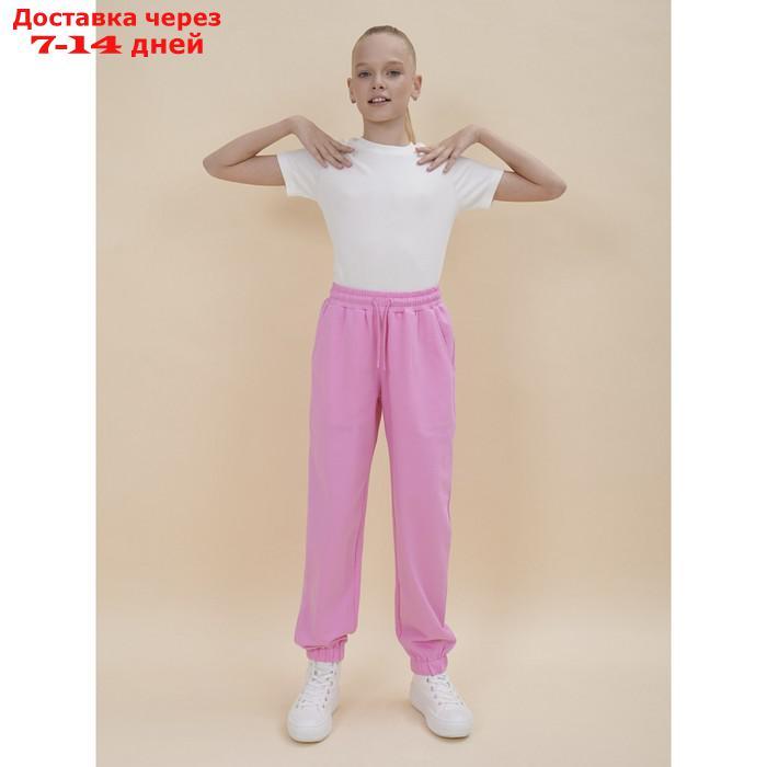 Брюки для девочек, рост 98 см, цвет светло-розовый - фото 7 - id-p226936836