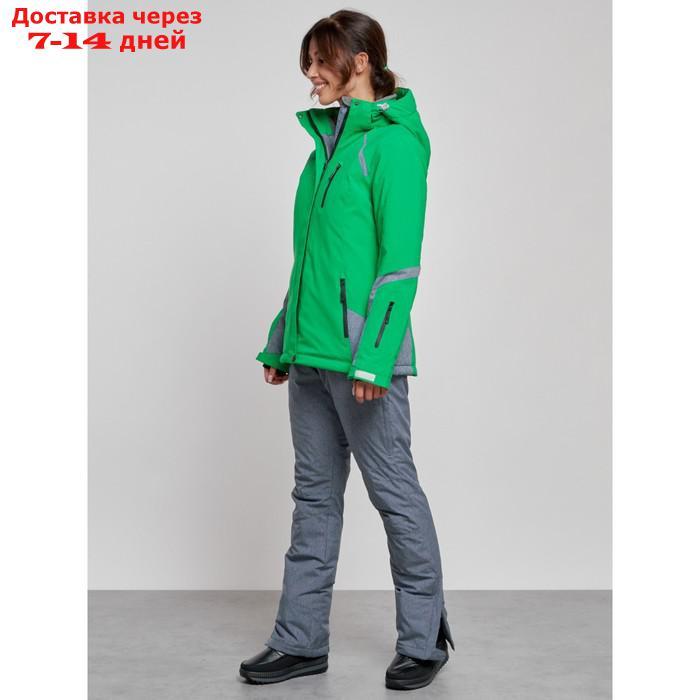 Горнолыжный костюм женский зимний, размер 46, цвет зелёный - фото 3 - id-p226973685