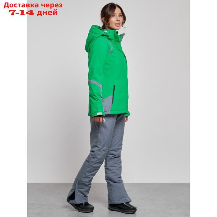 Горнолыжный костюм женский зимний, размер 46, цвет зелёный - фото 4 - id-p226973685