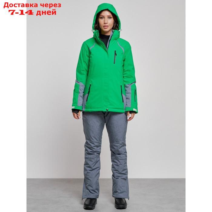 Горнолыжный костюм женский зимний, размер 46, цвет зелёный - фото 6 - id-p226973685