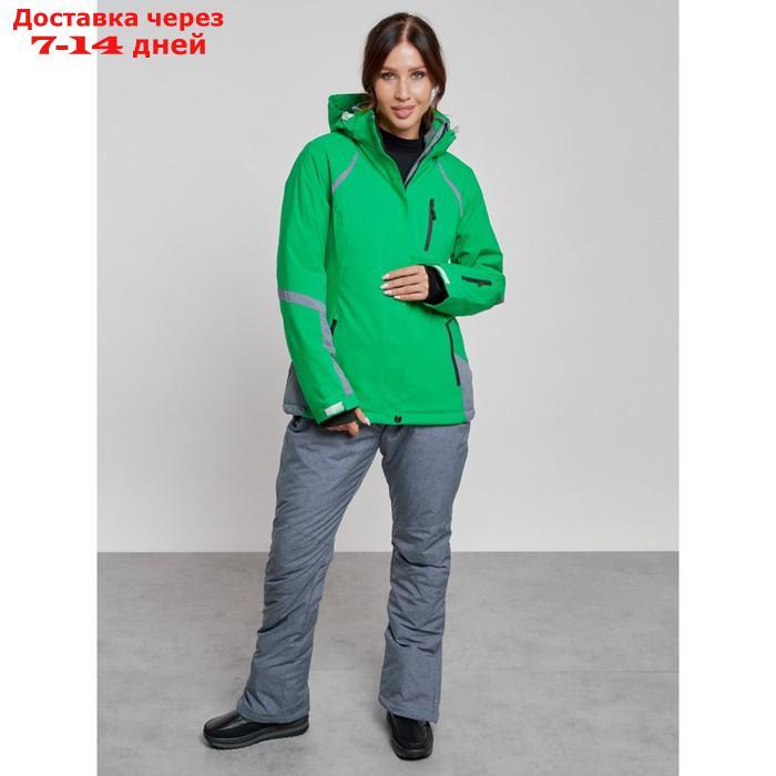 Горнолыжный костюм женский зимний, размер 46, цвет зелёный - фото 7 - id-p226973685
