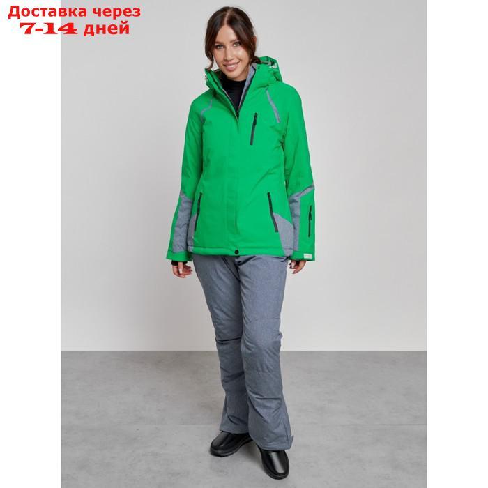 Горнолыжный костюм женский зимний, размер 46, цвет зелёный - фото 8 - id-p226973685