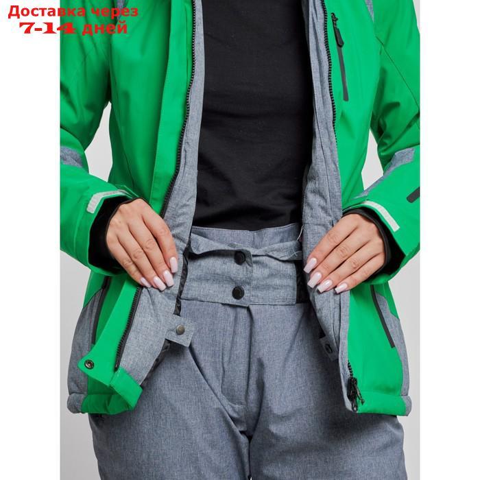 Горнолыжный костюм женский зимний, размер 46, цвет зелёный - фото 9 - id-p226973685