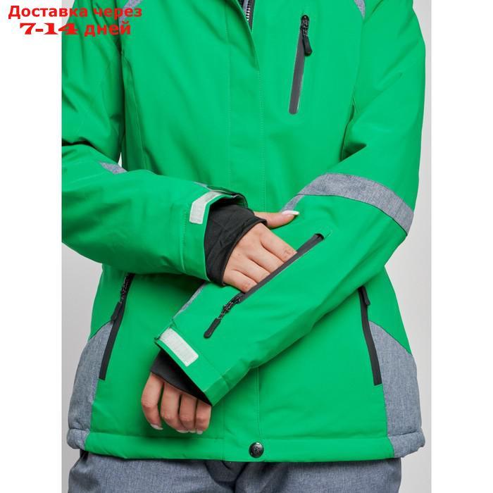 Горнолыжный костюм женский зимний, размер 46, цвет зелёный - фото 10 - id-p226973685
