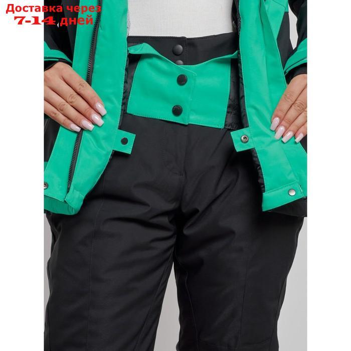 Горнолыжный костюм женский зимний, размер 44, цвет зелёный - фото 2 - id-p226973686