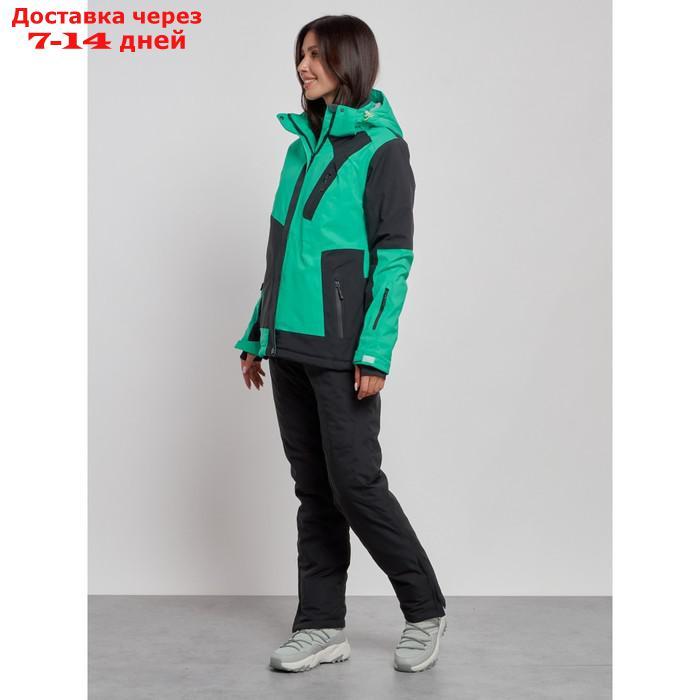 Горнолыжный костюм женский зимний, размер 44, цвет зелёный - фото 4 - id-p226973686