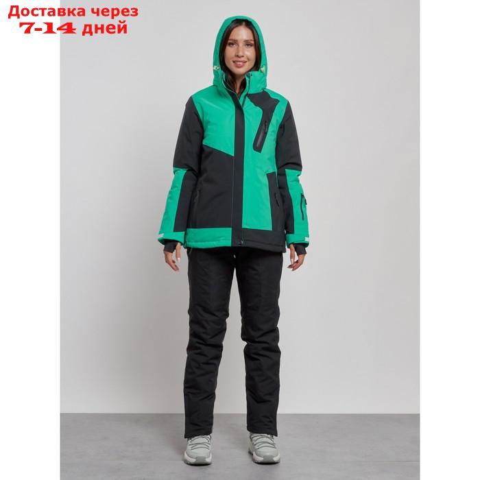 Горнолыжный костюм женский зимний, размер 44, цвет зелёный - фото 6 - id-p226973686