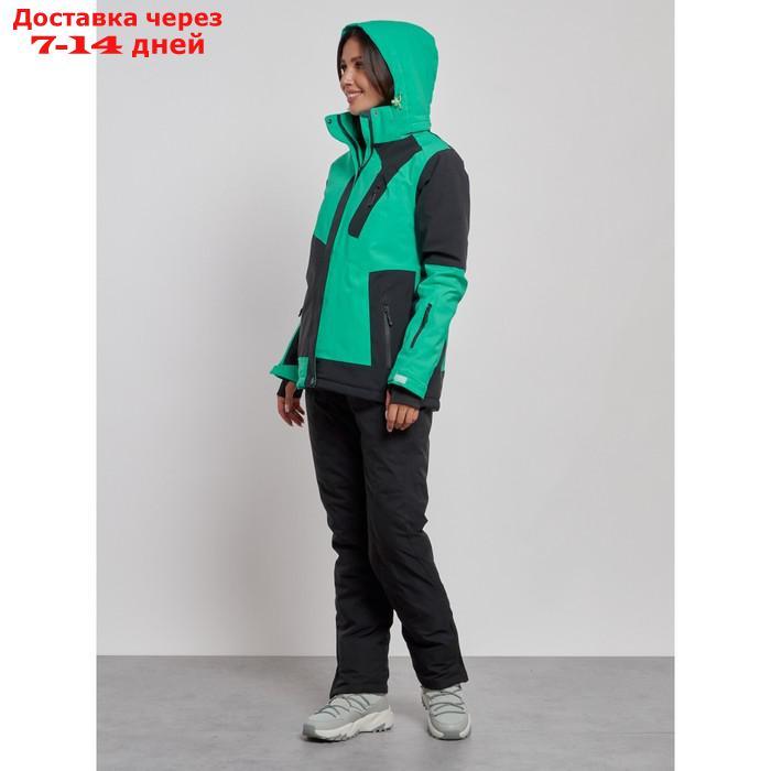 Горнолыжный костюм женский зимний, размер 44, цвет зелёный - фото 7 - id-p226973686