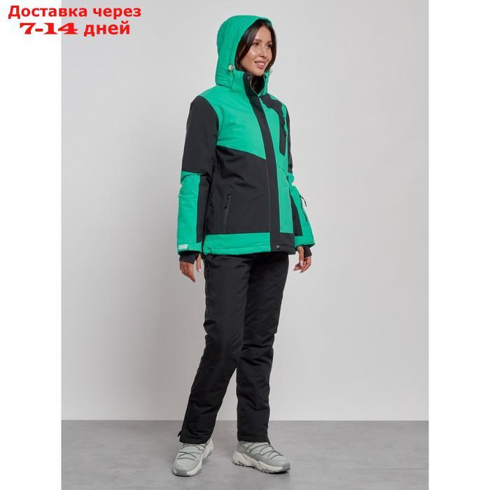 Горнолыжный костюм женский зимний, размер 44, цвет зелёный - фото 8 - id-p226973686