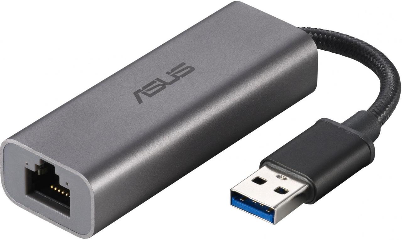 Адаптер ASUS USB-C2500//USB Type-A 2.5G Base-T Ethernet Adapter; 90IG0650-MO0R0T - фото 1 - id-p227270633