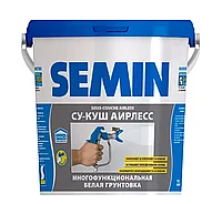 Белая грунтовка для безвоздушного нанесения под обои Semin Sous-Couche (blue cover), 22 кг