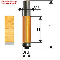 Фреза кромочная ЭНКОР 10525, прямая, по дереву, d = 12 мм, 12.7 х 51 мм