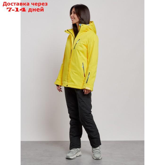 Костюм горнолыжный женский зимний, размер 48, цвет жёлтый - фото 3 - id-p226965965