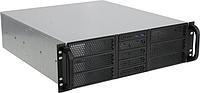 Procase RE306-D6H4-C-48 Корпус 3U server case,6x5.25+4HDD,черный,без блока питания,глубина 480мм,MB CEB