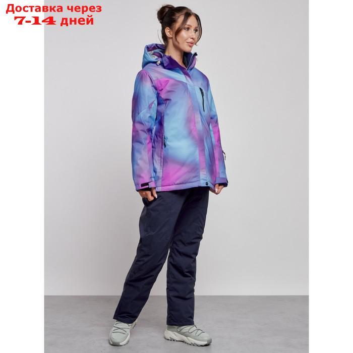 Костюм горнолыжный женский зимний, размер 58, цвет фиолетовый - фото 5 - id-p226965969