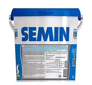 Белая грунтовка для безвоздушного нанесения под обои Semin Sous-Couche (синяя крышка), 22 кг, фото 2