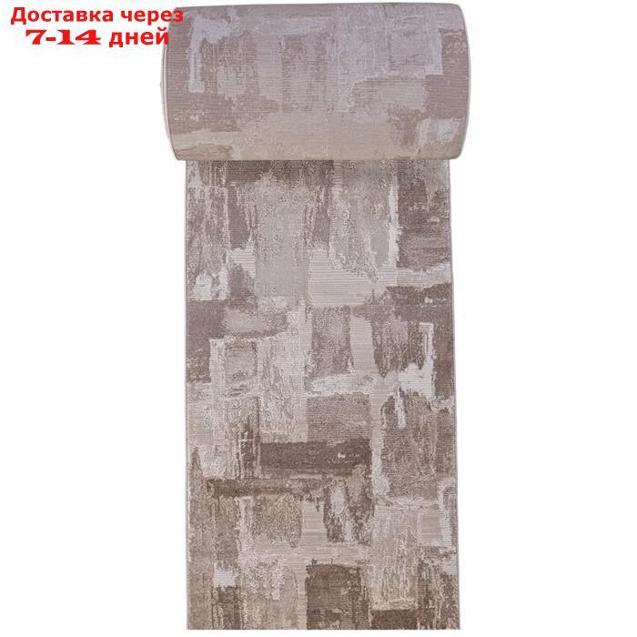 Ковровая дорожка Armina 03710a, размер 120x2500 см, цвет brown-brown - фото 1 - id-p226961464