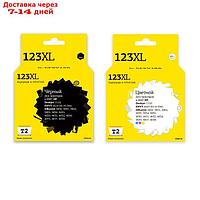 Струйный картридж T2 IC-H123XL_MP (F6V19AE) для HP, цвет черный + цветной