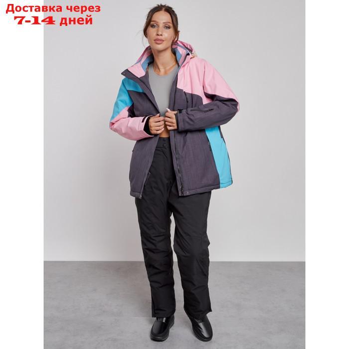 Горнолыжный костюм женский зимний, размер 60, цвет розовый - фото 10 - id-p226975053