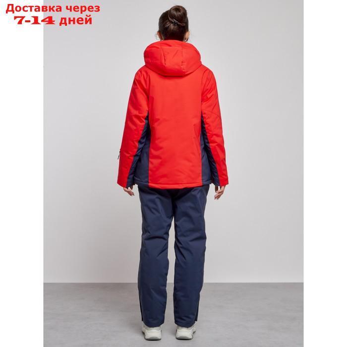 Горнолыжный костюм женский зимний, размер 60, цвет красный - фото 5 - id-p226975054