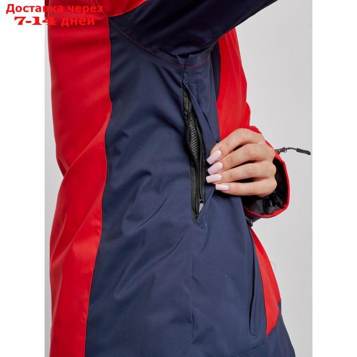 Горнолыжный костюм женский зимний, размер 60, цвет красный - фото 9 - id-p226975054