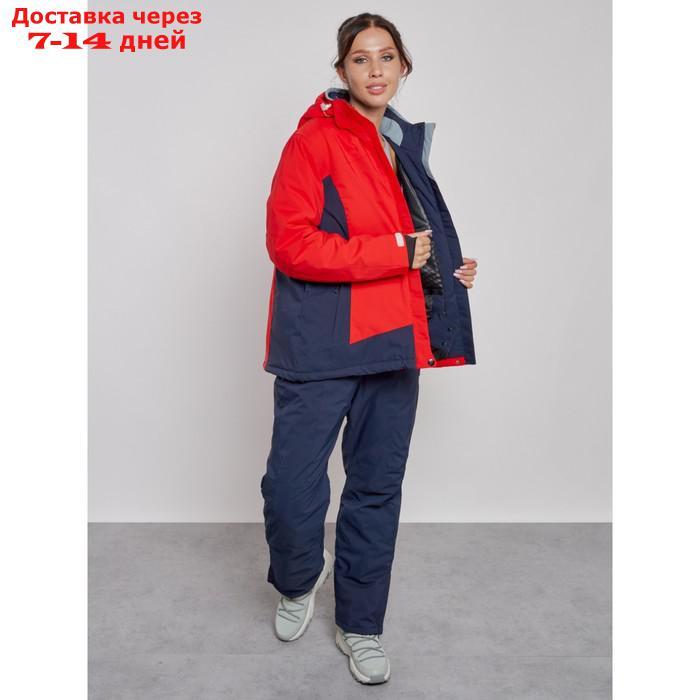 Горнолыжный костюм женский зимний, размер 60, цвет красный - фото 10 - id-p226975054