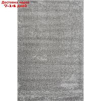 Ковёр прямоугольный Shaggy trend l001, размер 80x150 см, цвет light gray