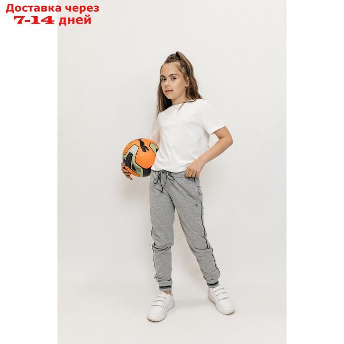 Брюки спортивные для девочек Isee, рост 140-146 см, цвет серый - фото 4 - id-p226939065