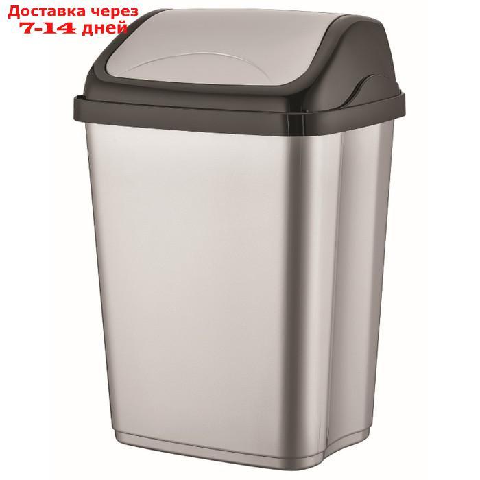 Бак для мусора Vittorio Dustbin HobbyLife 35 л, пластик, цвет МИКС - фото 1 - id-p226945868
