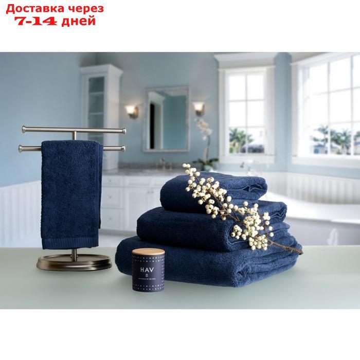 Полотенце банное темно-синего цвета Essential, размер 70х140 см - фото 5 - id-p226976953