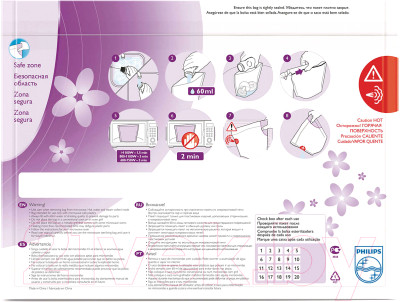 Пакет для стерилизации в СВЧ-печи Philips AVENT SCF297/05 - фото 3 - id-p227264946