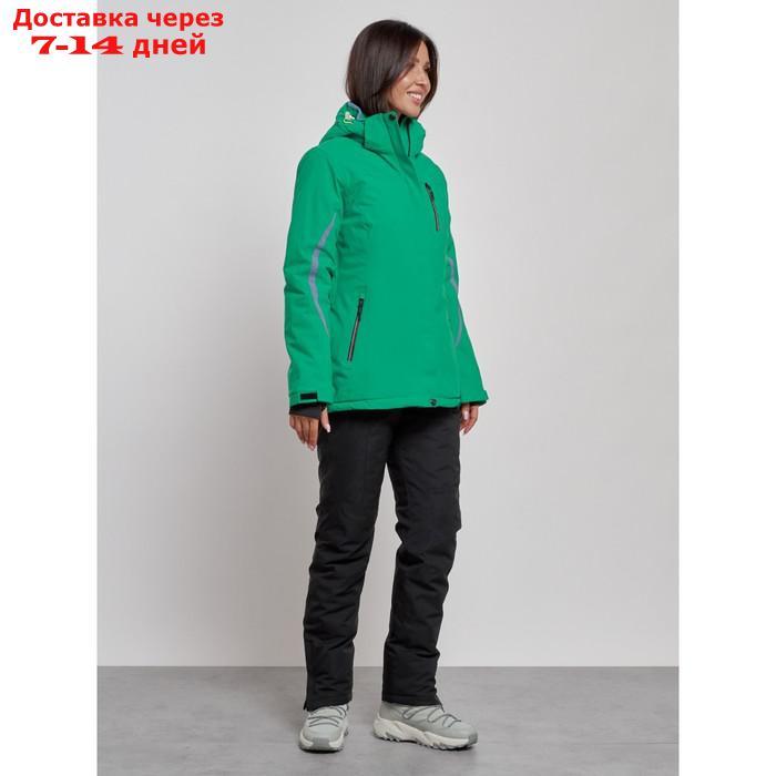 Горнолыжный костюм женский зимний, размер 48, цвет зелёный - фото 3 - id-p226975091