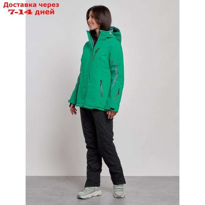 Горнолыжный костюм женский зимний, размер 48, цвет зелёный - фото 4 - id-p226975091