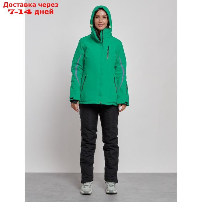 Горнолыжный костюм женский зимний, размер 48, цвет зелёный - фото 6 - id-p226975091