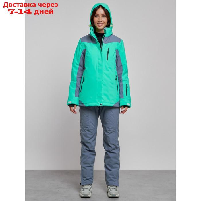 Горнолыжный костюм женский зимний, размер 44, цвет зелёный - фото 6 - id-p226975092