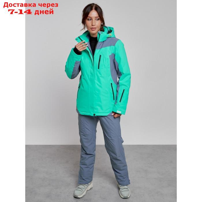 Горнолыжный костюм женский зимний, размер 44, цвет зелёный - фото 7 - id-p226975092