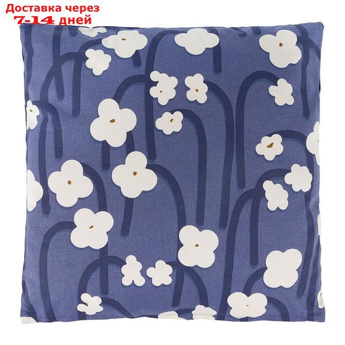 Подушка декоративная темно-фиолетового цвета Scandinavian touch, размер 45х45 см - фото 1 - id-p226976961
