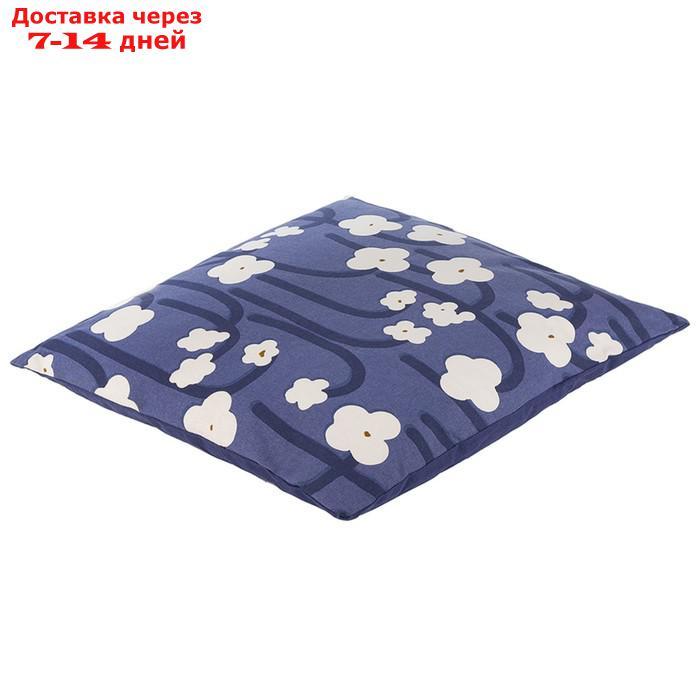 Подушка декоративная темно-фиолетового цвета Scandinavian touch, размер 45х45 см - фото 3 - id-p226976961