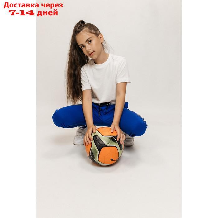 Брюки спортивные для девочек Isee, рост 140-146 см, цвет синий - фото 2 - id-p226939100