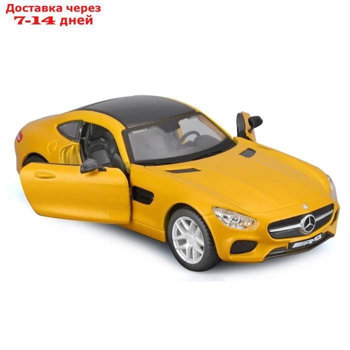 Машинка Bburago Mercedes-Amg Gt, Die-Cast, 1:32, цвет жёлтый - фото 3 - id-p226939107