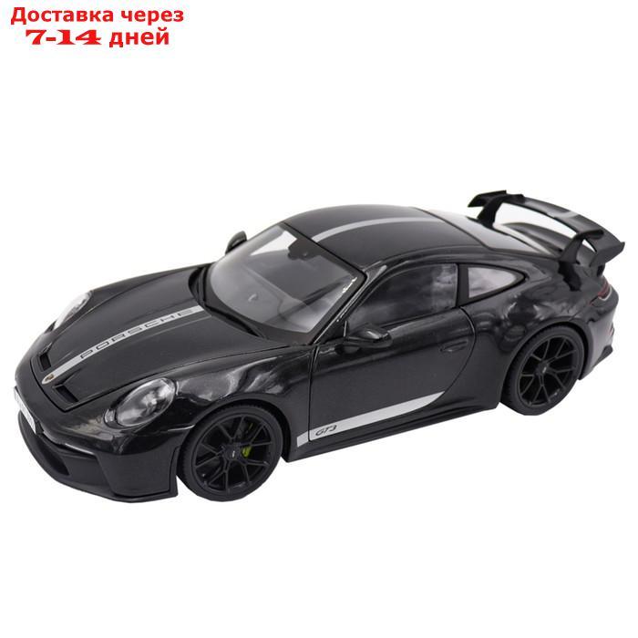 Машинка Maisto Die-Cast 2022 Porsche 911 GT3, 1:18, цвет чёрный - фото 1 - id-p226939108