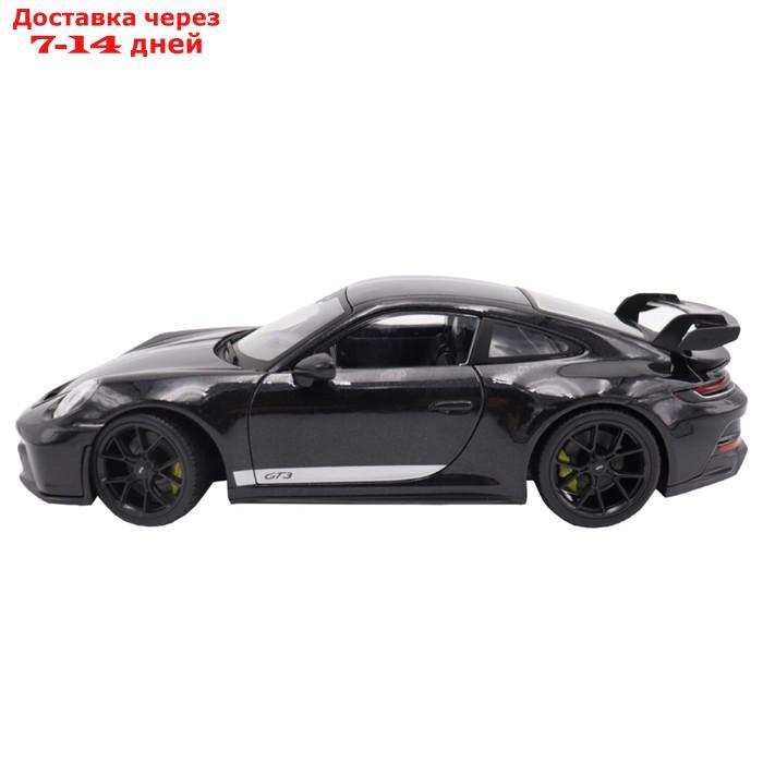 Машинка Maisto Die-Cast 2022 Porsche 911 GT3, 1:18, цвет чёрный - фото 2 - id-p226939108