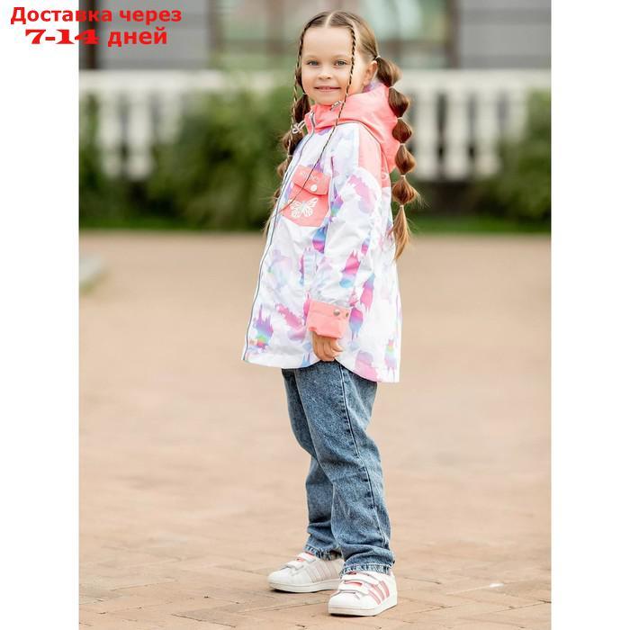 Куртка-ветровка для девочки, рост 134 см - фото 3 - id-p226995985