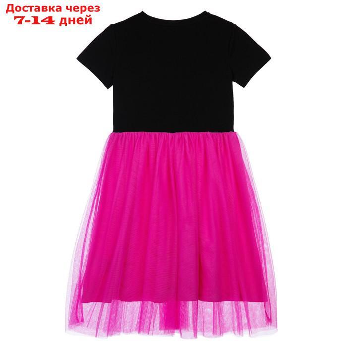 Платье с юбкой из сетки для девочки, рост 164 см - фото 2 - id-p226950181