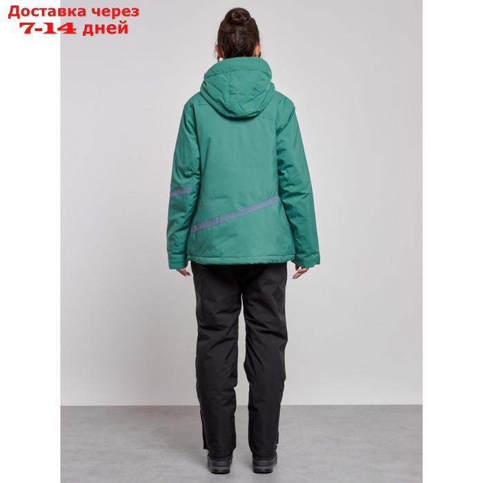 Горнолыжный костюм женский зимний, размер 60, цвет зелёный - фото 5 - id-p226975114
