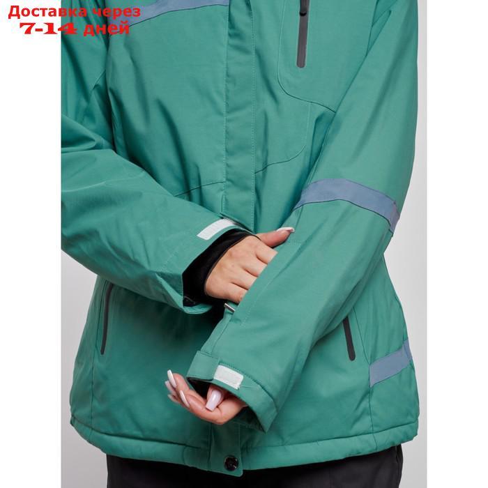 Горнолыжный костюм женский зимний, размер 60, цвет зелёный - фото 9 - id-p226975114