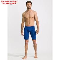 Плавки-шорты мужские спортивные Atemi TSAP01LB, антихлор, цвет синий, размер 52